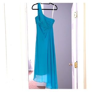 Half price! Worn once - turquoise dress